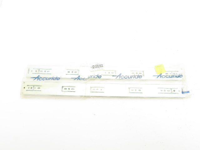 Accuride 4KRW1 Full Extension 22" Drawer Slides Side Mount 100lb Lot of 4 Sets
