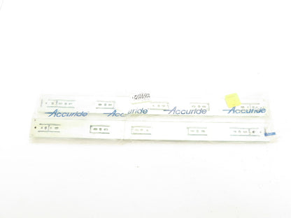 Accuride 4KRW1 Full Extension 22" Drawer Slides Side Mount 100lb Lot of 4 Sets