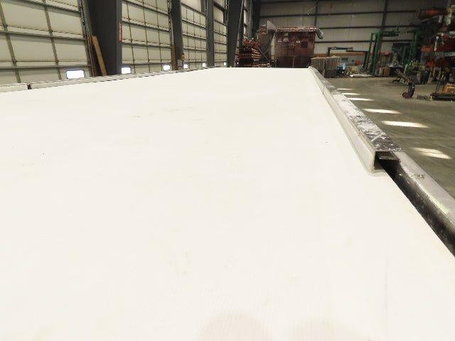 Stainless Food Grade Belt Conveyor 96" Wide 28'L 460V 3PH 16 FPM
