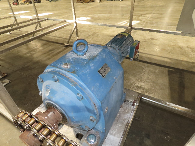 Stainless Food Grade Belt Conveyor 96" Wide 28'L 460V 3PH 16 FPM