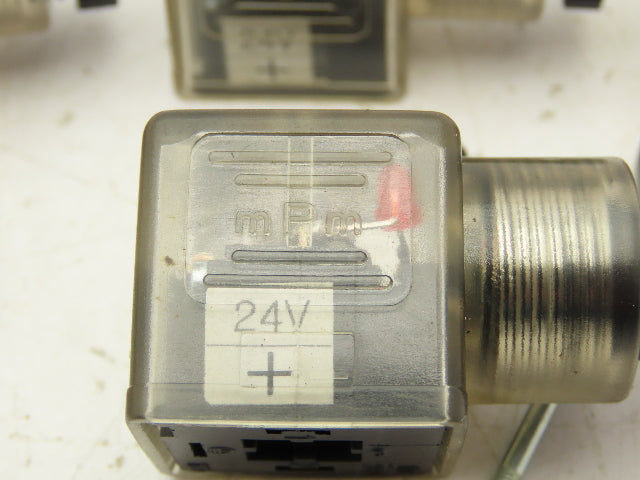 Solenoid Cable Connector 24V Lot of 7