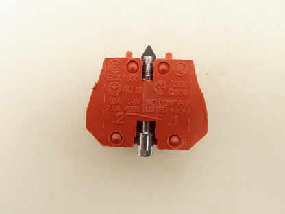 Automation Direct ECX1030 Normally Closed Contact Blocks Red Lot of 25