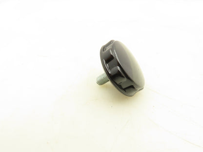 McMaster Carr 6479K41 Black Plastic Knob 3/8"-16 x 1" Stud 2" Head Lot of 20