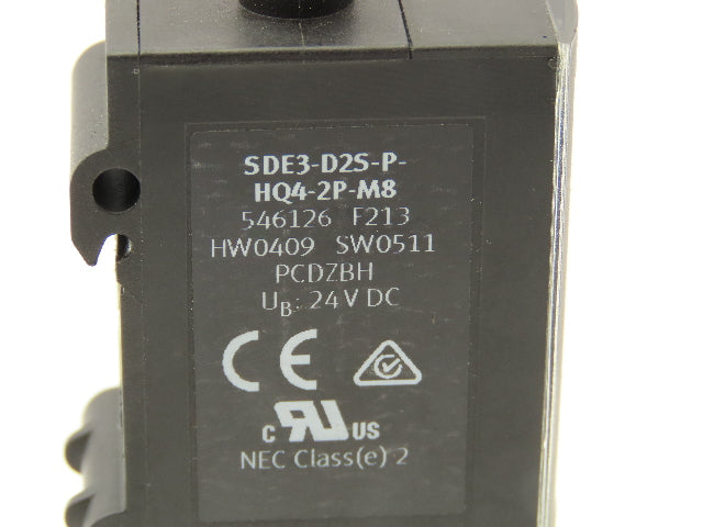 Festo SDE3-D2S-P-HQ4-2P-M8 Air Pressure Sensor Display 0-29 psi 24V