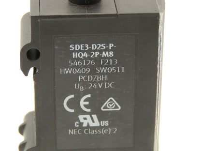 Festo SDE3-D2S-P-HQ4-2P-M8 Air Pressure Sensor Display 0-29 psi 24V