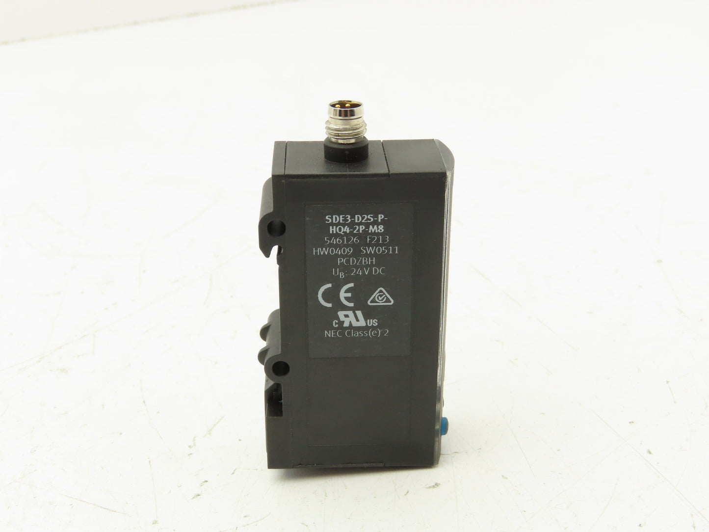 Festo SDE3-D2S-P-HQ4-2P-M8 Air Pressure Sensor Display 0-29 psi 24V