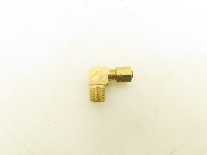 Parker 1/8" Compression x MNPT Brass 90 Degree Elbow Lot of 15