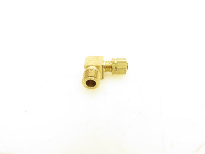 Parker 1/8" Compression x MNPT Brass 90 Degree Elbow Lot of 15