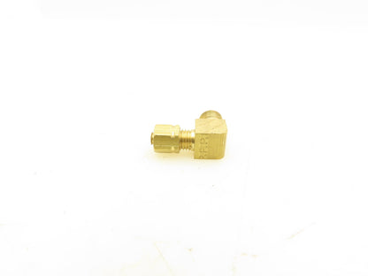 Parker 1/8" Compression x MNPT Brass 90 Degree Elbow Lot of 15