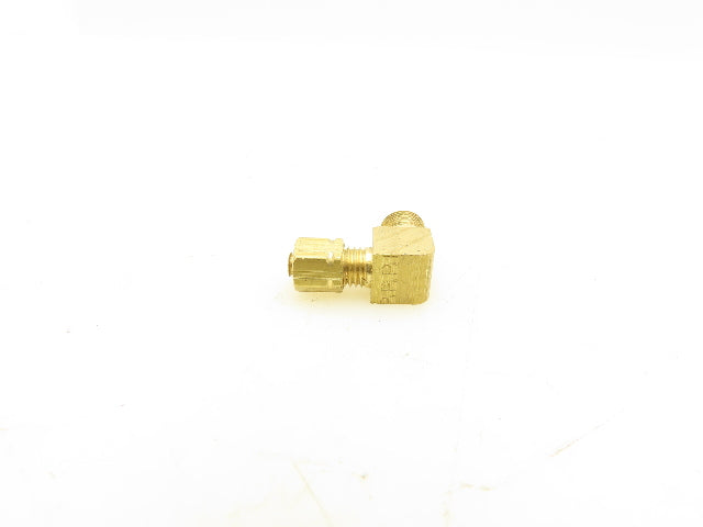Parker 1/8" Compression x MNPT Brass 90 Degree Elbow Lot of 15