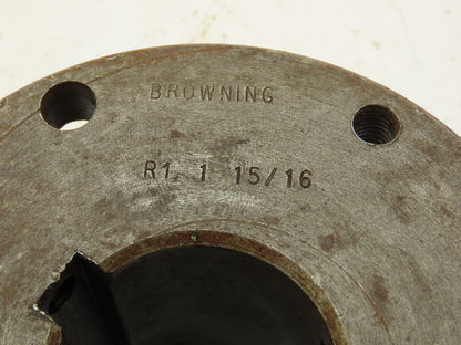 Browning R1 1 15/16 Split Taper Bushing 1-15/16"Bore 5-3/8"OD 2-7/8" Thru Bore