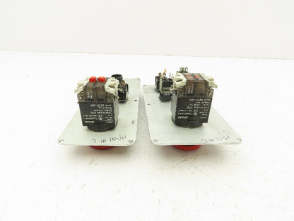 Injection Molding Machine E-Stop Button Assembly Lot of 2