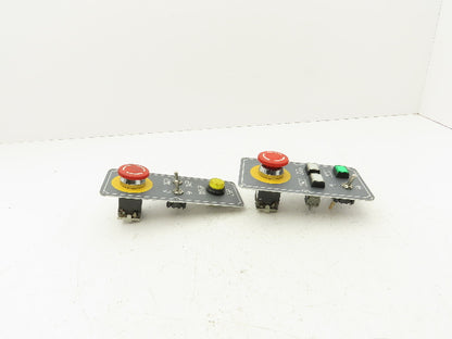 Injection Molding Machine E-Stop Button Assembly Lot of 2