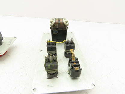 Injection Molding Machine E-Stop Button Assembly Lot of 2