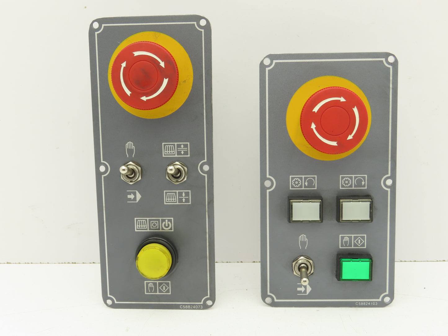 Injection Molding Machine E-Stop Button Assembly Lot of 2