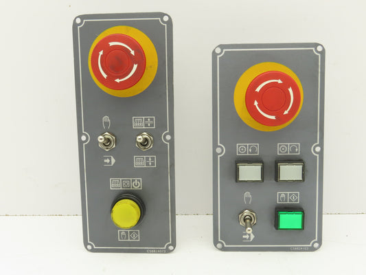 Injection Molding Machine E-Stop Button Assembly Lot of 2