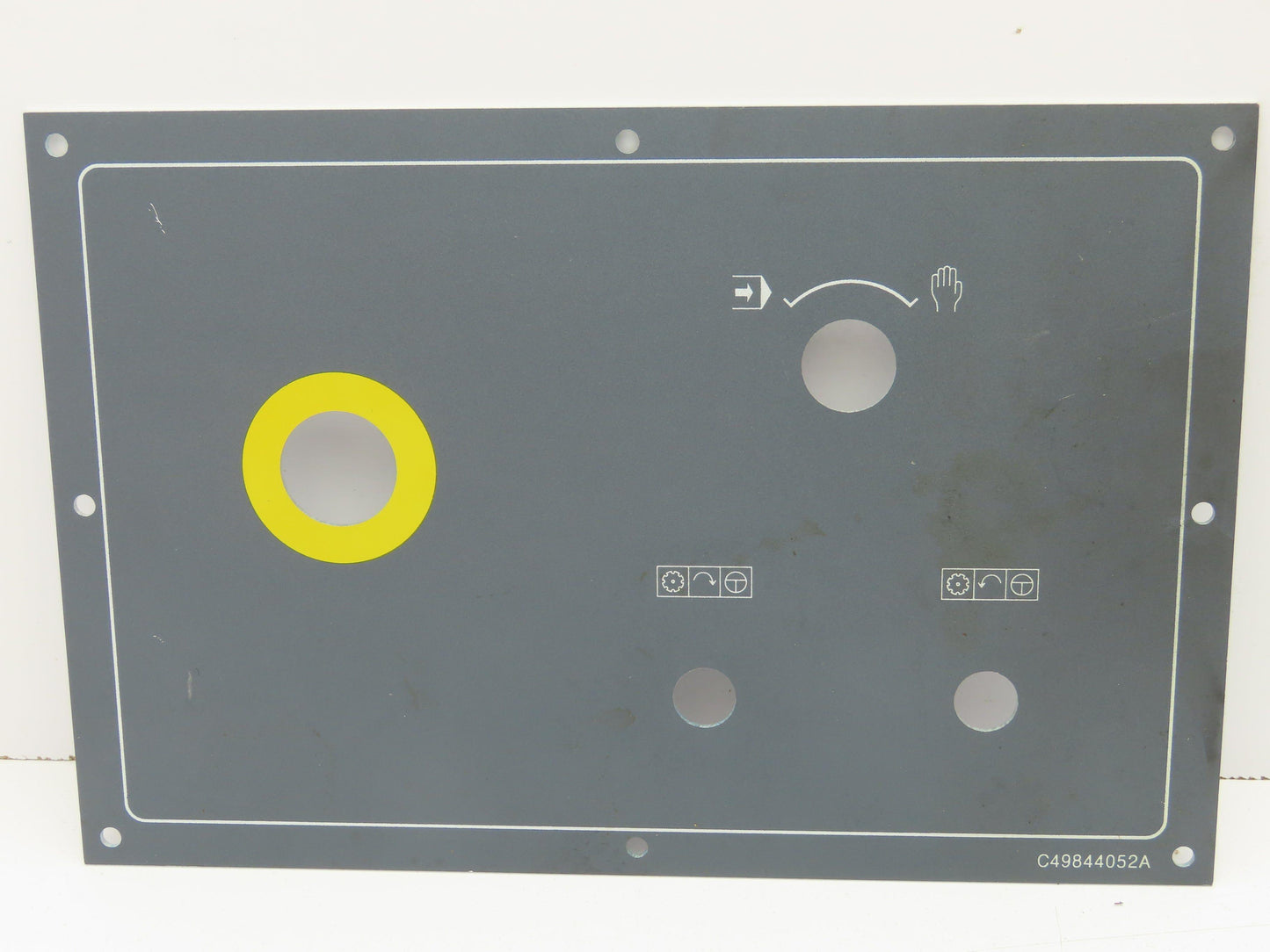 Injection Molding Machine Pushbutton HMI Assembly Cover Panel Frame Lot of 2