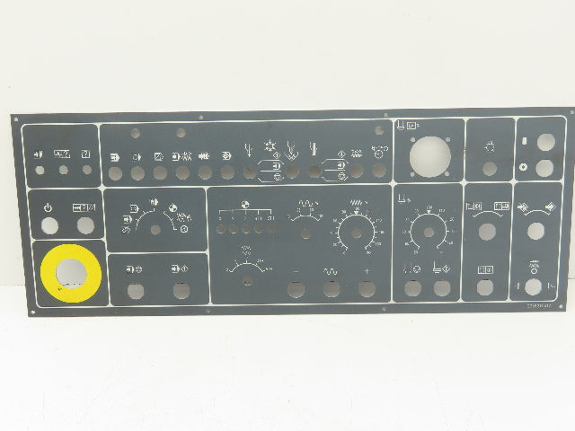 Injection Molding Machine Pushbutton HMI Assembly Cover Panel Frame Lot of 2