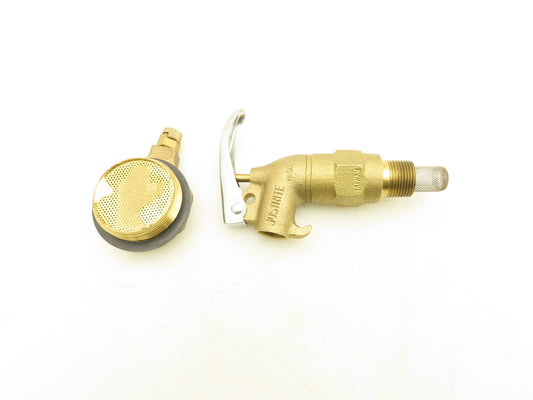 Just Rite 8-902S Brass Safety Drum Faucet Spigot Petroleum Gas 2" Bung Vent Set
