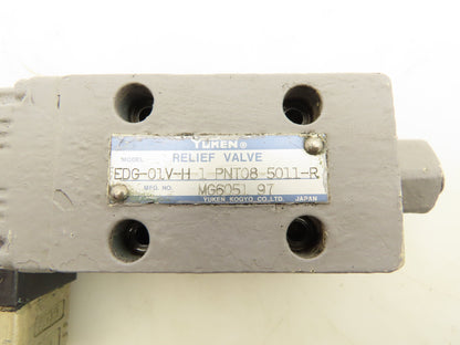 Yuken EDG-01V-H-1-PNT08-5011-R Hydraulic Pilot Relief Valve