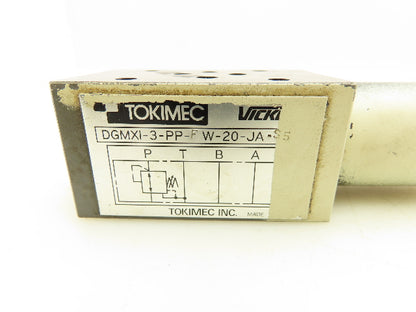 Tokimec Vickers DGMX1-3-PP-FW-20-JA-S5 SystemStak Hydraulic Reducing Valve
