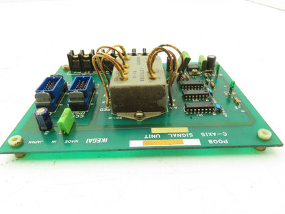 Ikegai P008 C-Axis Signal Unit Circuit Board Module
