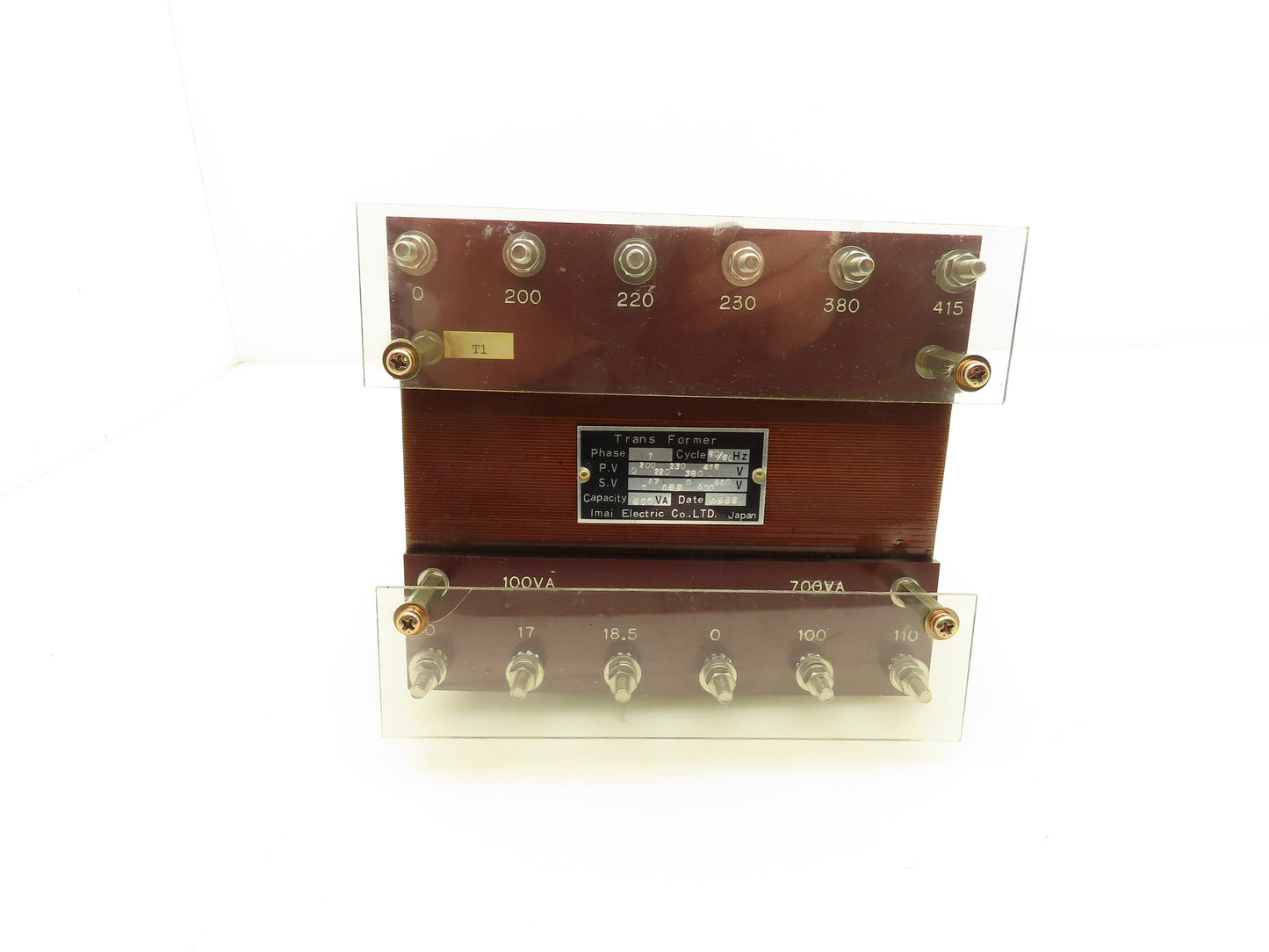 Imai Electric Industrial Transformer 1PH 415V PV 110V SV 800VA