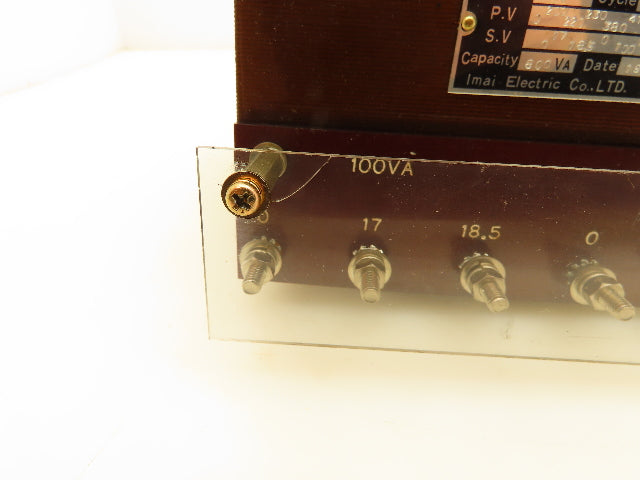 Imai Electric Industrial Transformer 1PH 415V PV 110V SV 800VA