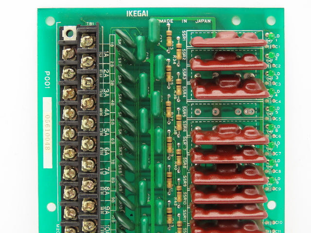 Ikegai P001 SSR Output Unit PCB Circuit Board Module
