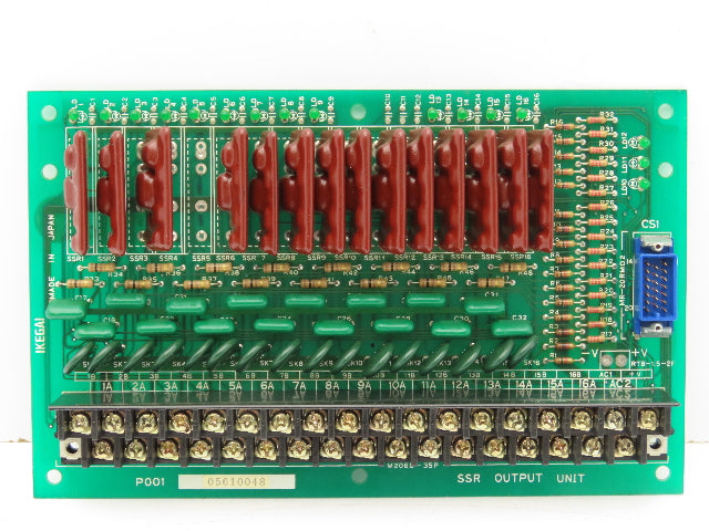 Ikegai P001 SSR Output Unit PCB Circuit Board Module