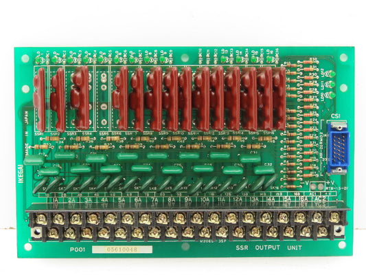 Ikegai P001 SSR Output Unit PCB Circuit Board Module