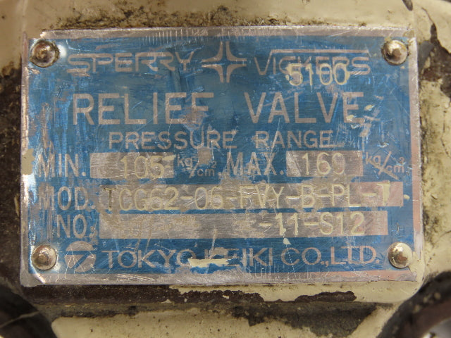 Vickers TCG62-06-FVY-B-PL-T-11-S12 Hydraulic Relief Valve