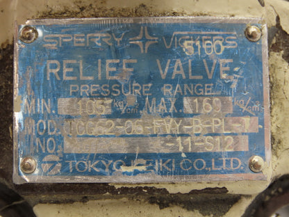 Vickers TCG62-06-FVY-B-PL-T-11-S12 Hydraulic Relief Valve