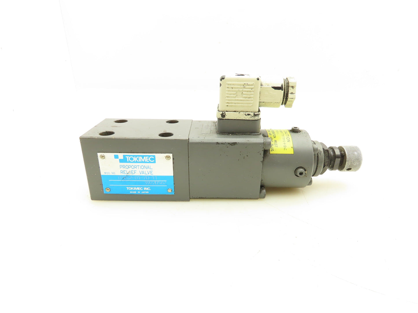 Tokimec Vickers EPCG2-01-70-11 Hydraulic Proportional Solenoid Relief Valve