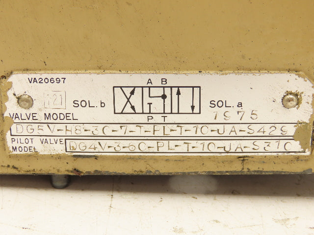 Vickers DG4V-3-6C/DG5V-H8-3C Hydraulic Directional Solenoid Valve 100/110V