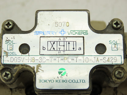 Vickers DG4V-3-6C/DG5V-H8-3C Hydraulic Directional Solenoid Valve 100/110V