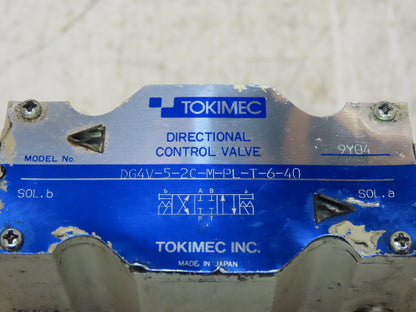 Tokimec DG4V-5-2C-M-PL-T-6-40 SystemStak Directional Solenoid Valve Stack 110V