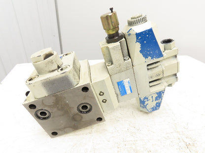 Vickers DG4V-5-2C-M-P7L-H-6-30 Directional Solenoid Reducing Check Valve Stack