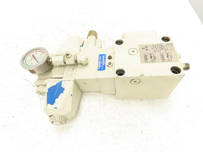 Vickers DG4V-5-2C-M-P7L-H-6-30 Directional Solenoid Reducing Check Valve Stack