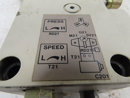 Vickers DG4V-5-2C-M-P7L-H-6-30 Directional Solenoid Reducing Check Valve Stack