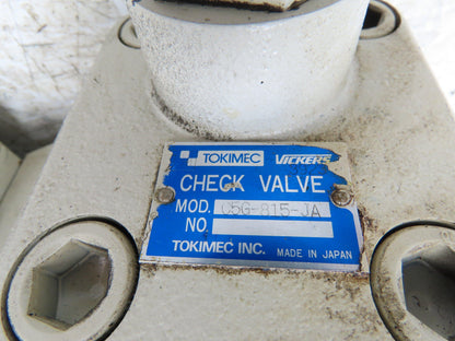 Vickers DG4V-5-2C-M-P7L-H-6-30 Directional Solenoid Reducing Check Valve Stack