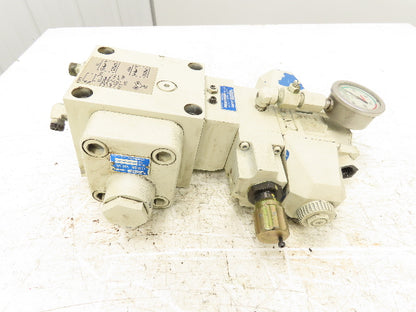Vickers DG4V-5-2C-M-P7L-H-6-30 Directional Solenoid Reducing Check Valve Stack