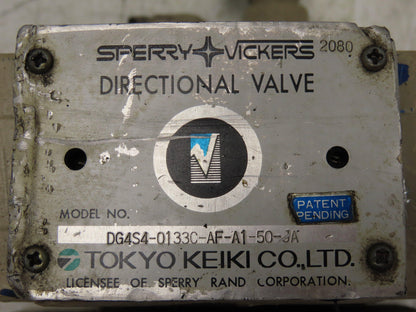 Vickers DG4S4-0133C-AF-A1-50-JA Directional Solenoid Flow Control Valve Stack