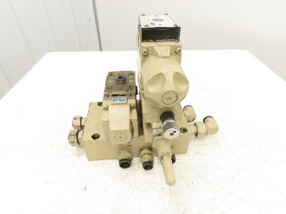 Vickers DG4S4-0133C-AF-A1-50-JA Directional Solenoid Flow Control Valve Stack