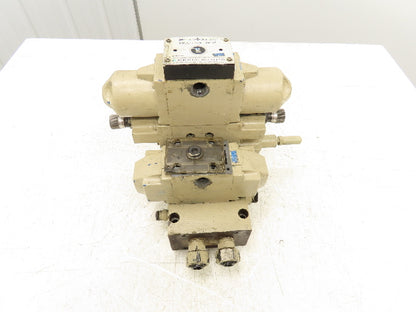 Vickers DG4S4-0133C-AF-A1-50-JA Directional Solenoid Flow Control Valve Stack