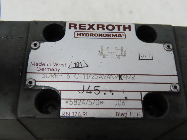 Rexroth 4WRZ 32 Proportional Directional Reducing Solenoid Valve 3DREP ...