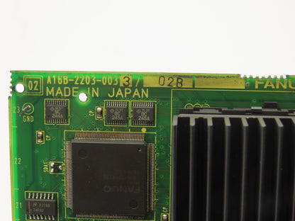 Fanuc A16B-2203-0033 Circuit Board Module Slot Card w/Daughter Boards