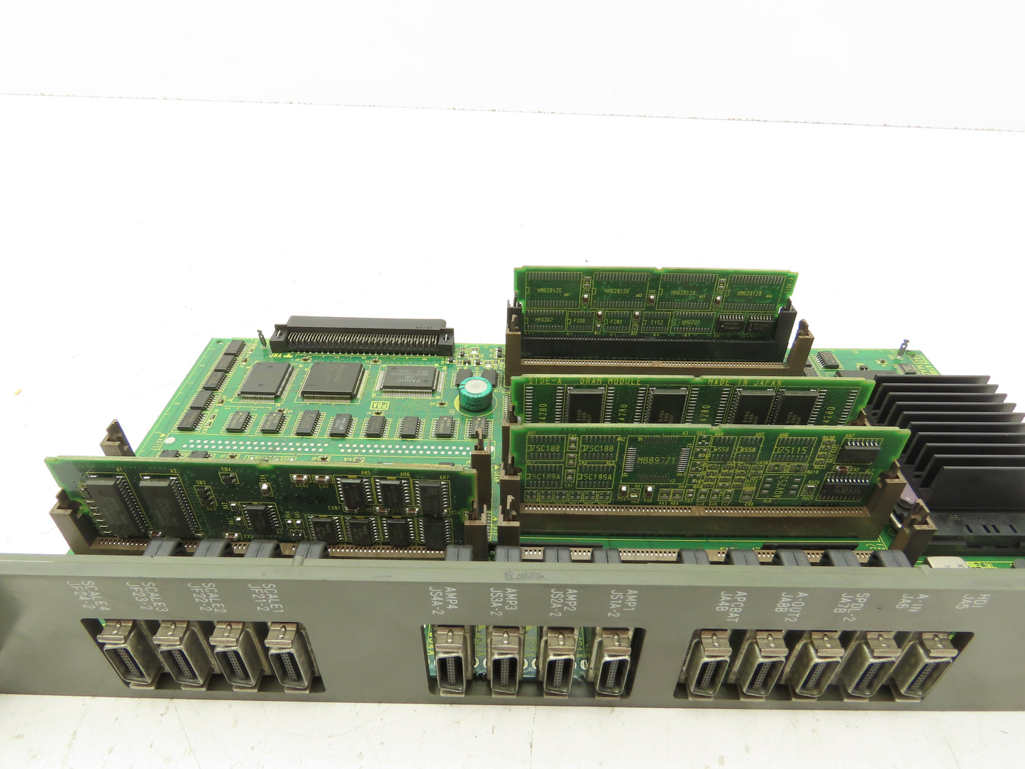 Fanuc A16B-2203-0033 Circuit Board Module Slot Card w/Daughter Boards