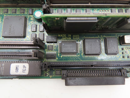 Fanuc A16B-3200-0219 Circuit Board Slot Card Module w/Daughter Boards