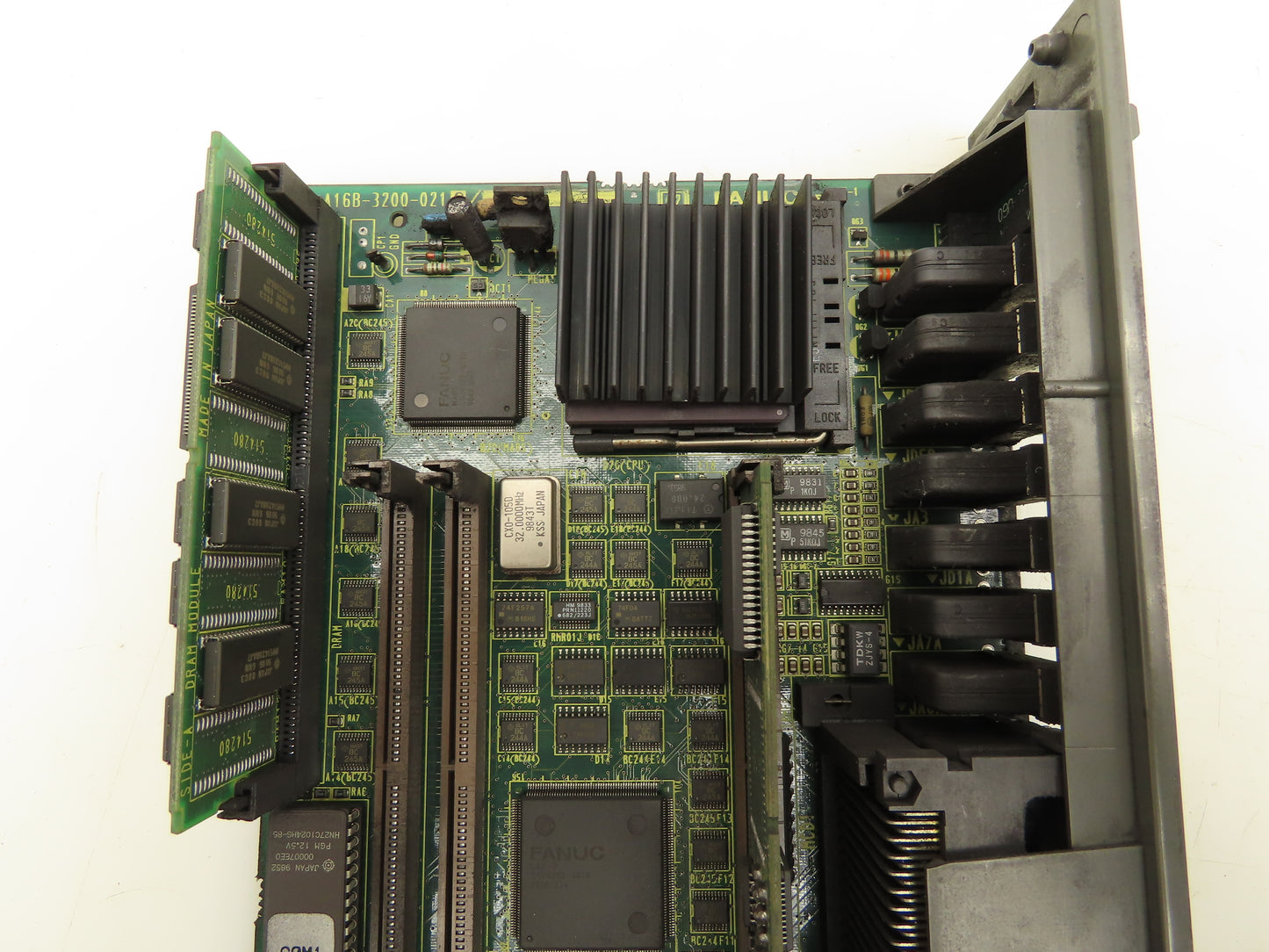 Fanuc A16B-3200-0219 Circuit Board Slot Card Module w/Daughter Boards